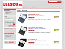 Tablet Screenshot of leesweb.com